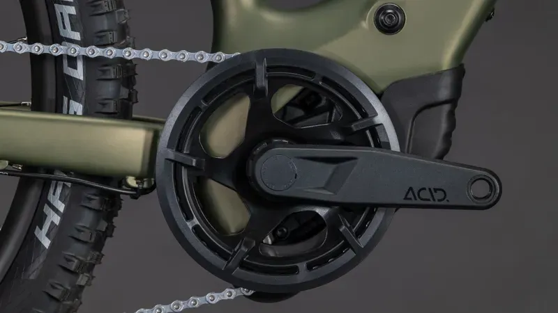 Cube Acid 240 Hybrid Rookie SLX 400x E-Kids Bike in Reed Green/Matrix-4