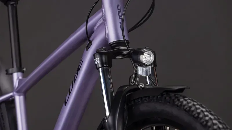 Cube Aim One FE Mountain Bike in Light Purple/Chrome-4