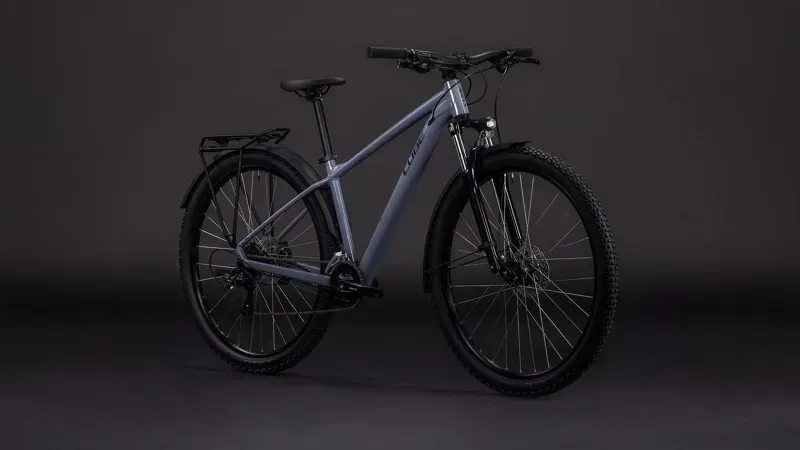 Cube Aim One FE Mountain Bike in Smoke/Black-1