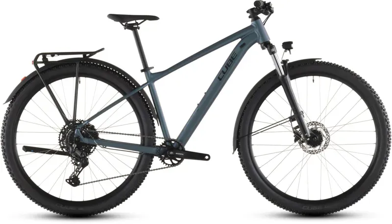 Cube Aim Pro Fe Mountain Bike in Smaragd Grey/Prism