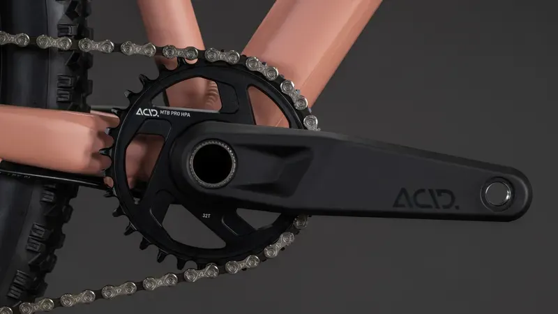 Cube Aim SLX Mountain Bike in Blush Rose/Black-5