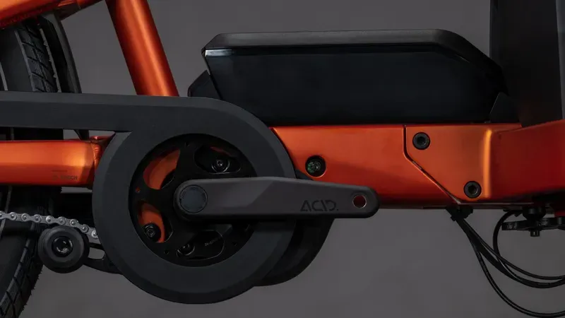 Cube Cargo Hybrid Comfort SLX 800 E-Cargo Bike In Rust Orange/Reflex-4