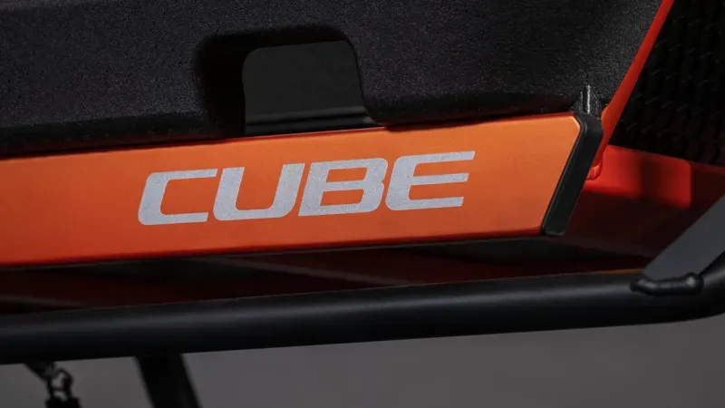 Cube Cargo Hybrid Comfort SLX 800 E-Cargo Bike In Rust Orange/Reflex-5