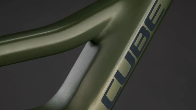 Cube Compact Hybrid Comfort 545 eMountain Bike in Reed Green/Reflex-3