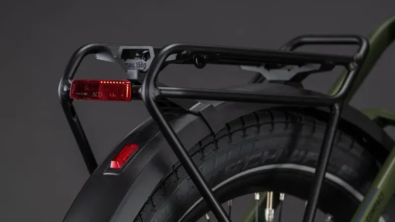 Cube Compact Hybrid Comfort 545 eMountain Bike in Reed Green/Reflex-5