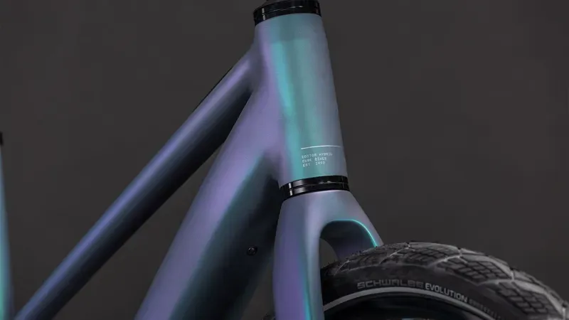 Cube Editor Hybrid SLT 400x Trapeze City E-Bike In Smaragd Grey/Prism-6