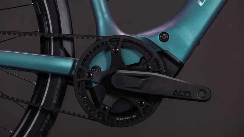 Cube Editor Hybrid SLT 400x FE City E-Bike in Smaragd Grey/Prism-5