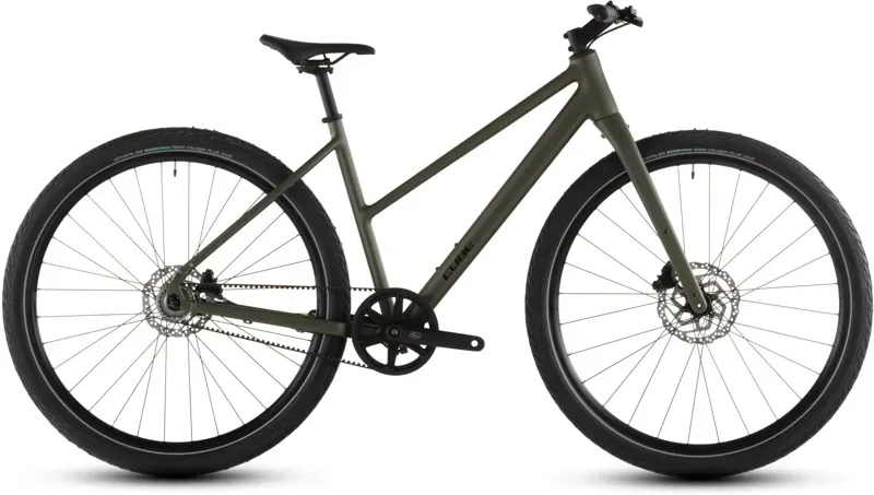 Cube Editor One Hybrid Bike in Reed Green/Black-6