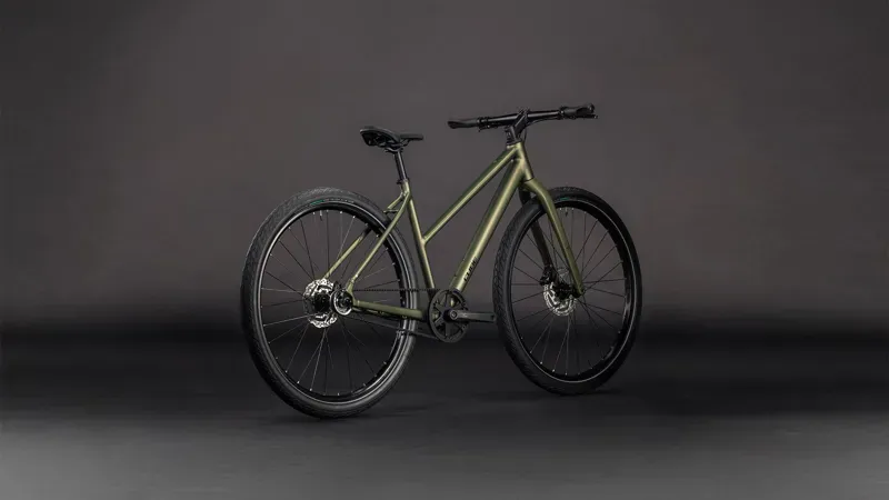 Cube Editor One Hybrid Bike in Reed Green/Black-7