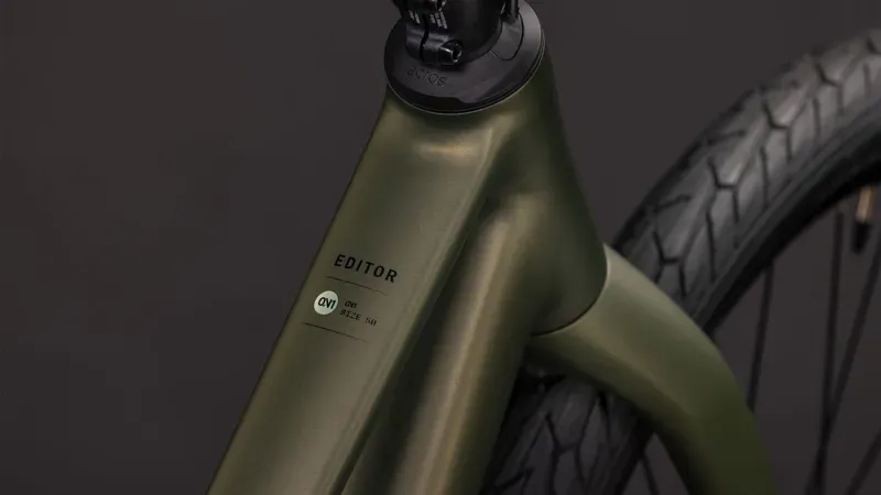 Cube Editor One Hybrid Bike in Reed Green/Black-8