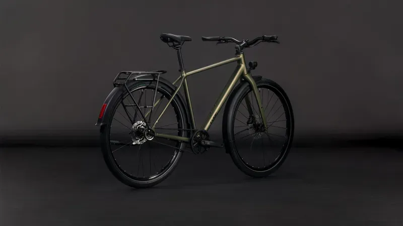 Cube Editor One Fe Hybrid Bike in Reed Green/Black-1