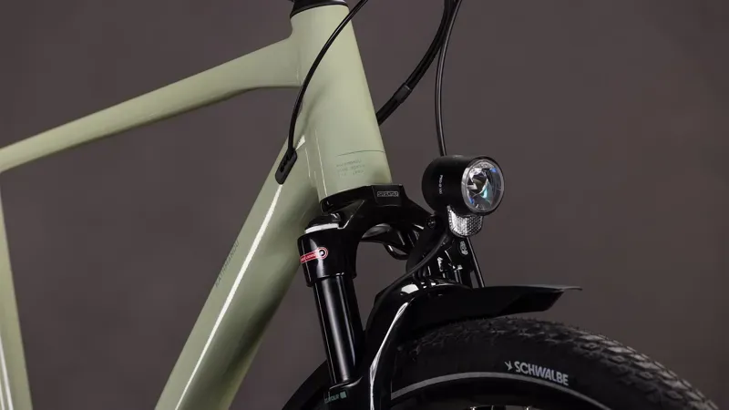 Cube Kathmandu EXC Hybrid Bike in Pea/Grey-6