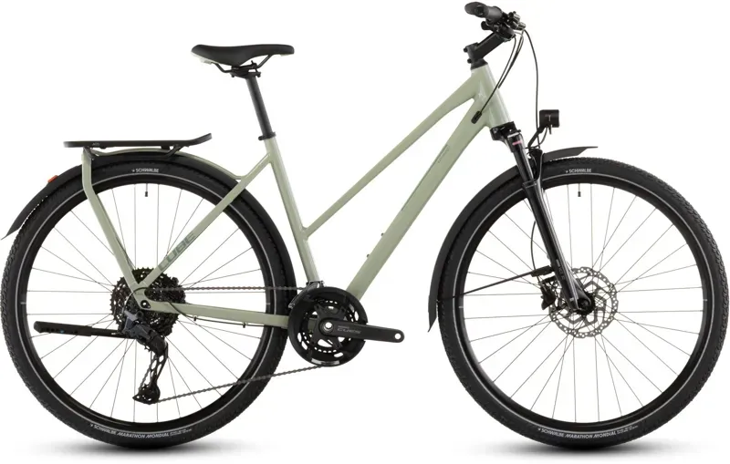 Cube Kathmandu EXC Hybrid Bike in Pea/Grey-7