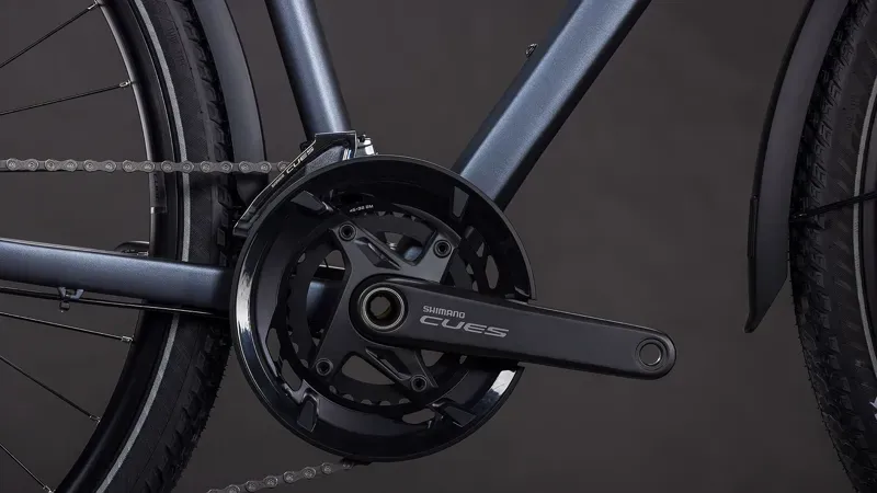 Cube Kathmandu EXC Hybrid Bike in Metallic Grey/Chrome-11