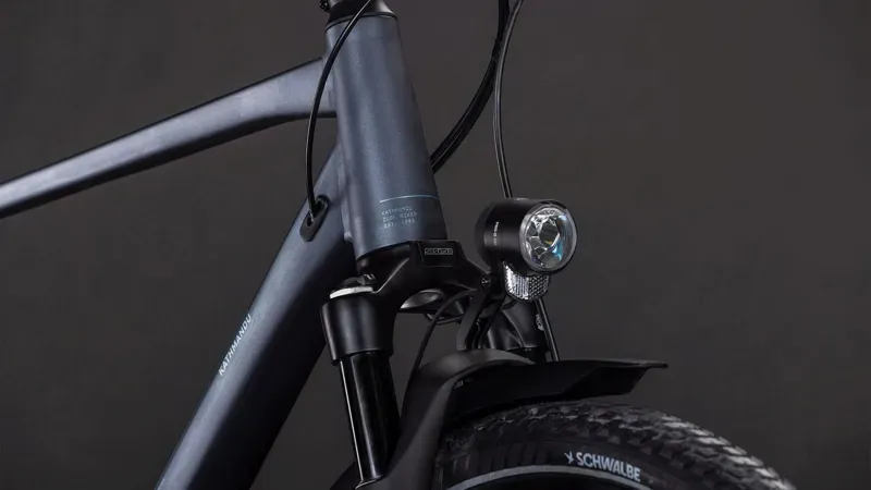 Cube Kathmandu EXC Hybrid Bike in Metallic Grey/Chrome-6