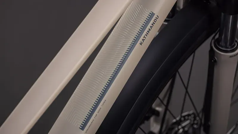 Cube Kathmandu One Hybrid Bike in Oat Grey/Grey-11