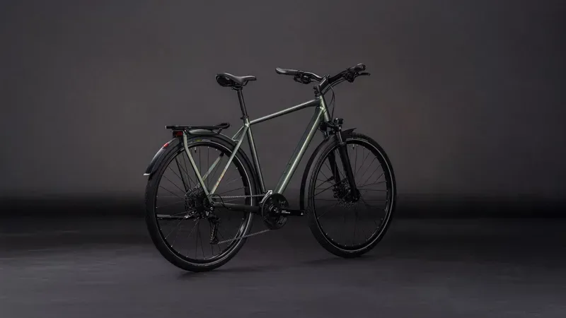 Cube Kathmandu One Hybrid Bike in Sage Brush Green/Green-1