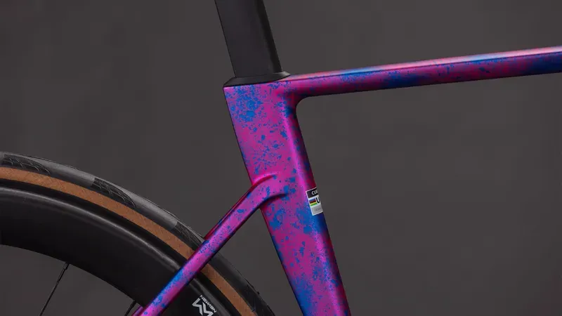 Cube Litening Air C:68X Race Road Bike In Dazzle Pink/Blue-4