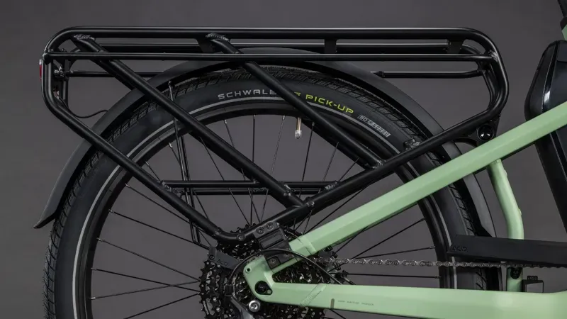 Cube Longtail Hybrid 800 eCargo Bike in Pea/Reflex-6