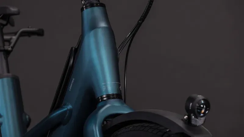 Cube Longtail Hybrid 800 eCargo Bike in Royal Green/Black-5