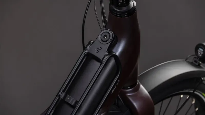 Cube Longtail Hybrid Comfort 800 eCargo Bike in Haze/Reflex-2