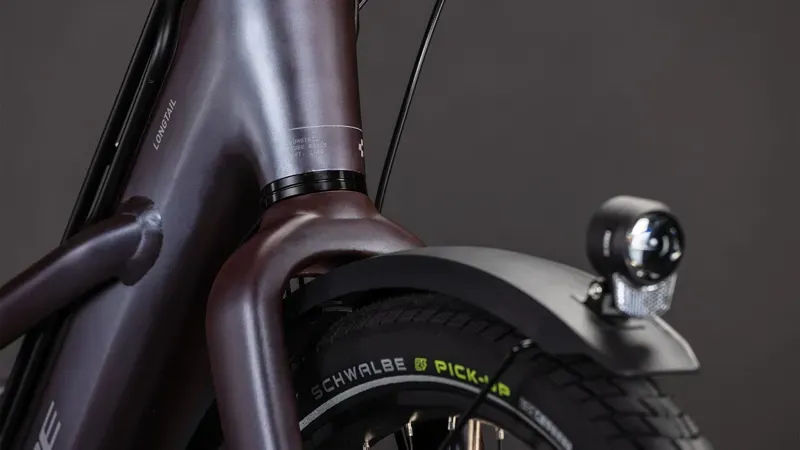 Cube Longtail Hybrid Comfort 800 eCargo Bike in Haze/Reflex-7