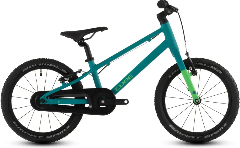 Cube Numove 160 Kids Bike in Sea Green/Green