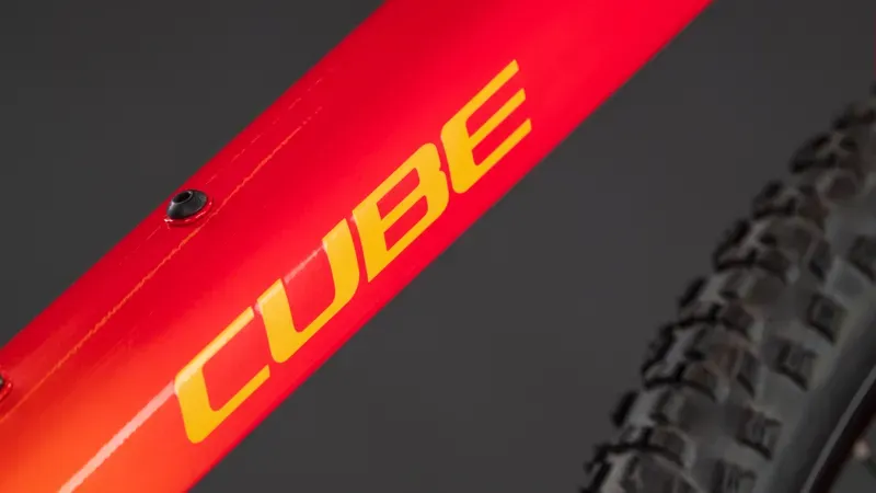 Cube Numove 200 Disc Kids Bike in Red Rose/Peach-3