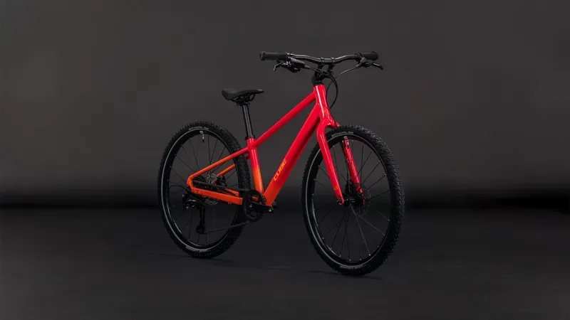 Cube Numove 240 Disc Kids Bike in Red Rose/Peach-1