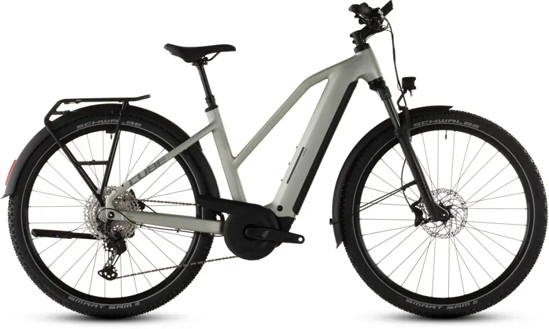 Cube Nuride Hybrid Exc 800 E-Hybrid Bike In Lemon Grass/Reflex-2