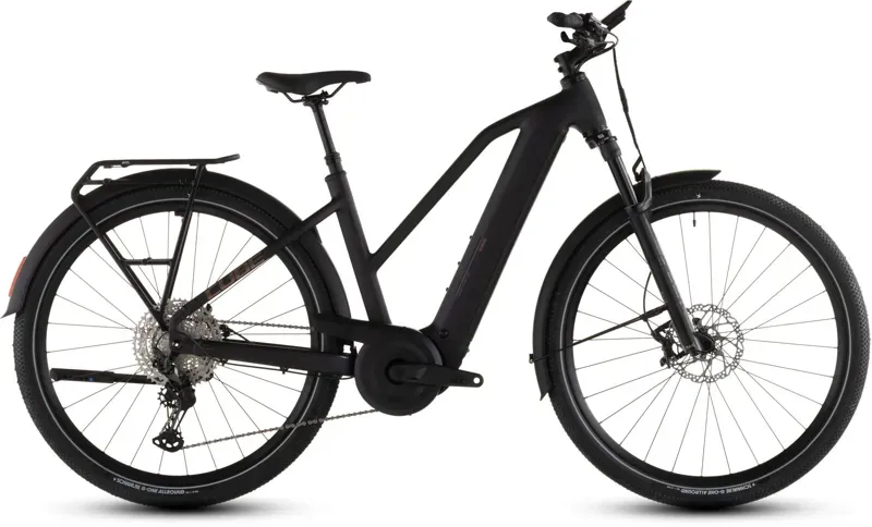 Cube Nuride Hybrid SLX 800 E-Hybrid Bike in Black/Gold-2