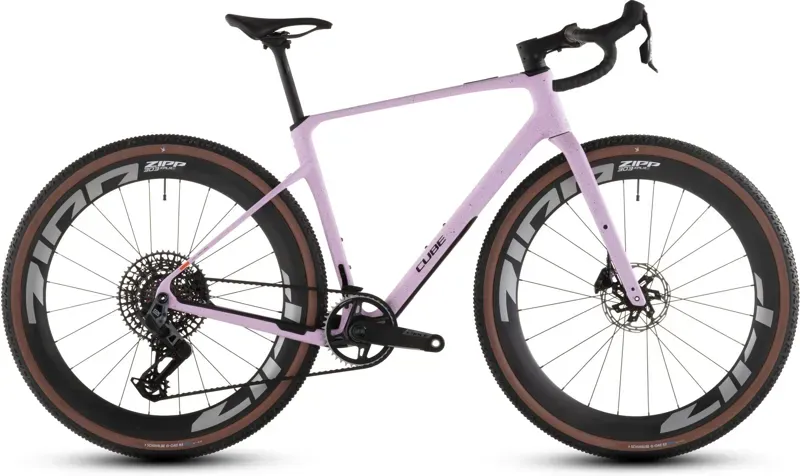Cube Nuroad C:62 SLX Gravel Bike in Rhodonite/Orange