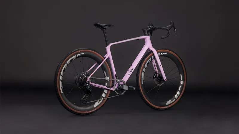Cube Nuroad C:62 SLX Gravel Bike in Rhodonite/Orange-1