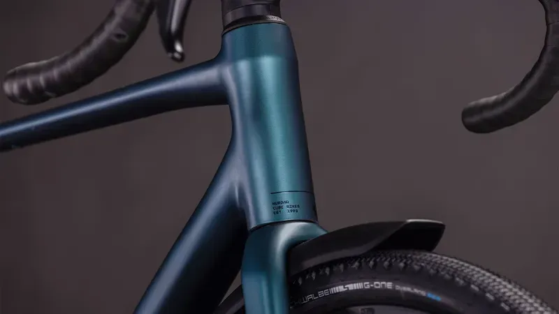 Cube Nuroad Race FE Gravel Bike in Royal GreenBlack-3