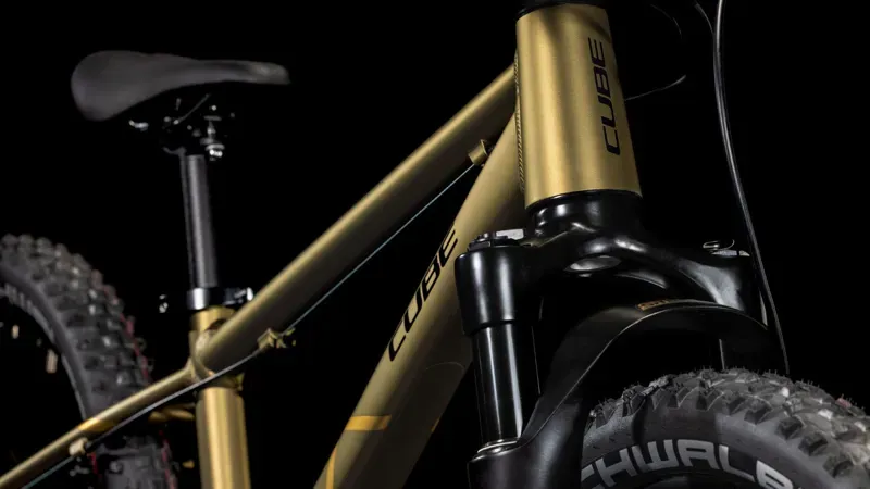 Cube Reaction 200 TM Kids Bike in Golden Time/Black-5