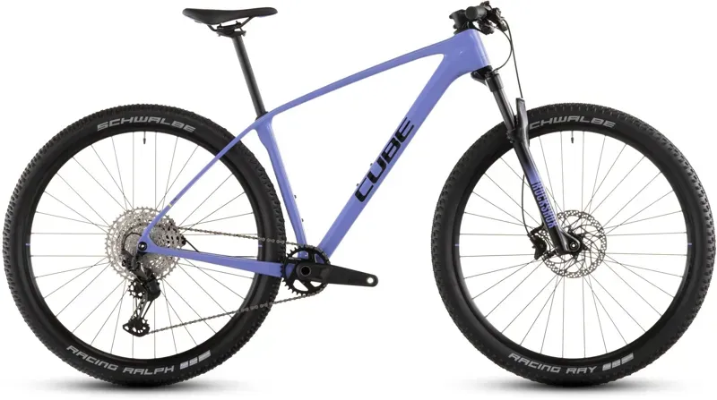 Cube Reaction C:62 One Mountain Bike In Lucid Lilac/Black