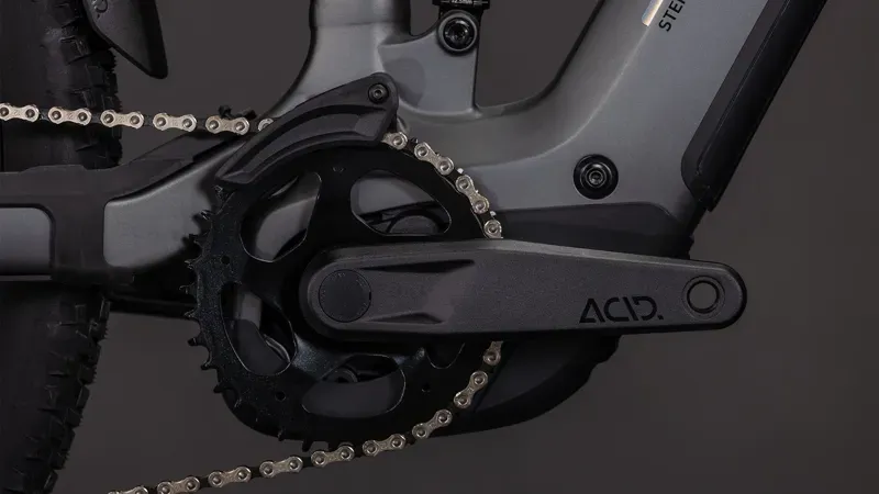 Cube Stereo Hybrid one22 Race 800 E-Hybrid Bike In Slab Grey/Chhrome-5