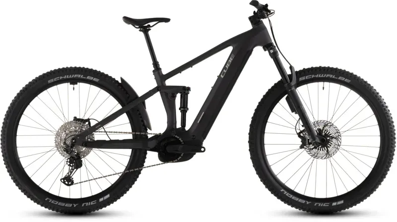 Cube Stereo Hybrid One44 Exc 800 E-MTB in Iron Grey/Chrome