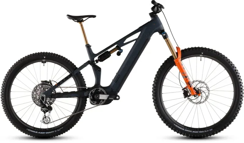 Cube Stereo Hybrid One77 HPC SLT 800 E-MTB in Galaxy/Orange