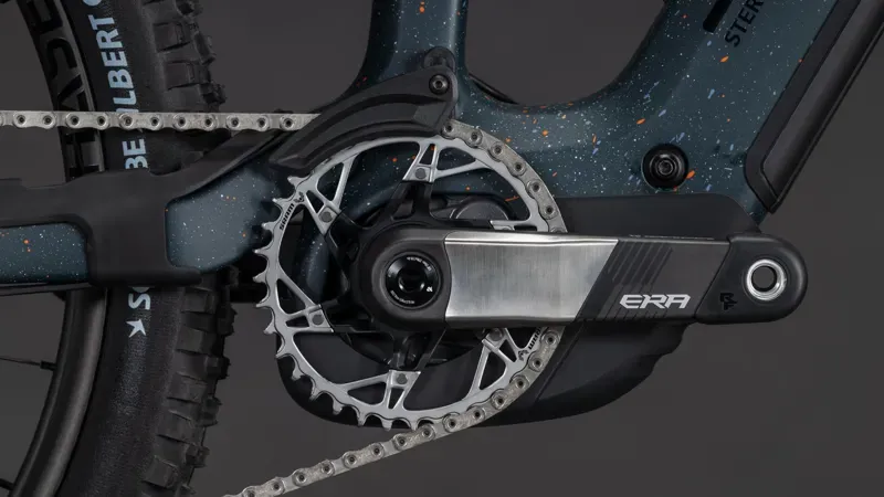 Cube Stereo Hybrid One77 HPC SLT 800 E-MTB in Galaxy/Orange-5