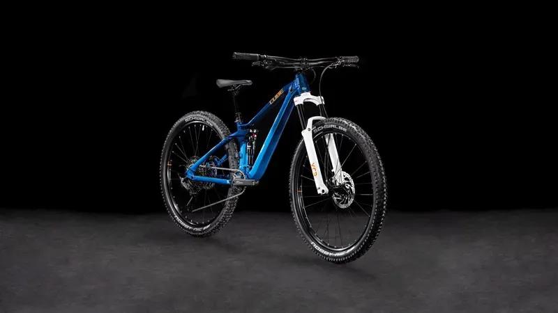 Cube Stereo One22 Rookie Kids Bike In Actionteam-1