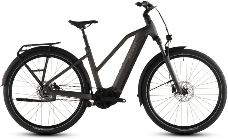 Cube Touring Hybrid Comfort SLX 800 E-Hybrid Bike in Charcoal/Chrome-2