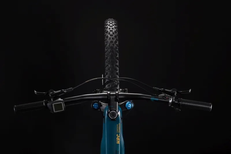 Cube Stereo Hybrid 120 Carbon SL 500 Kiox Pedal Assist Pine/Orange-1