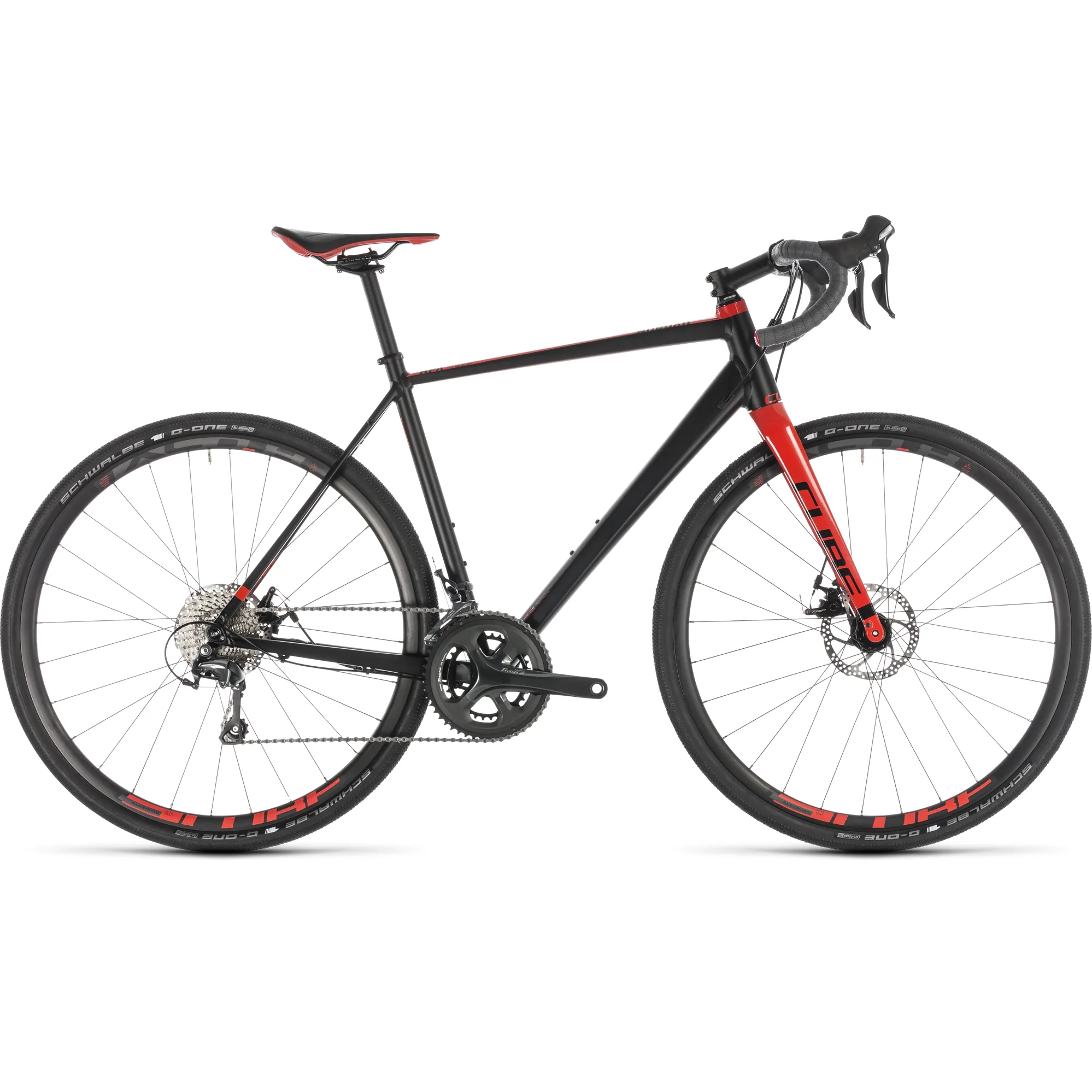 2019 Cube Nuroad Pro Gravel Bike Black Red ON SALE 20 OFF