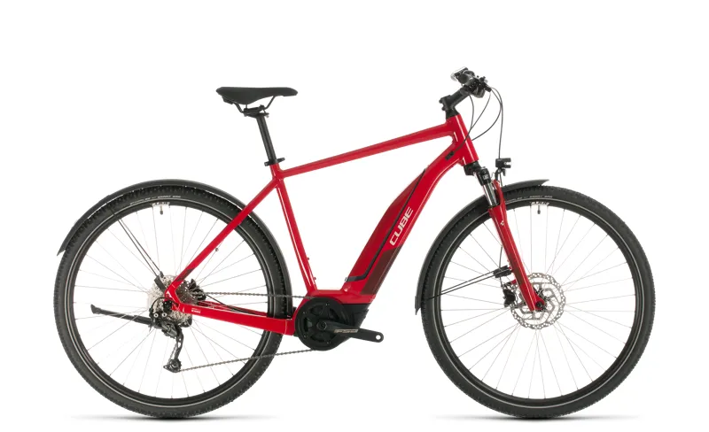 2020 Cube Nature Hybrid One 500 in Red