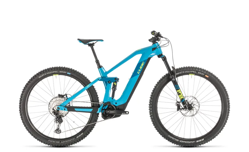 2020 Cube Stereo Hybrid 140 HPC SL 625 29 In Blue and Yellow