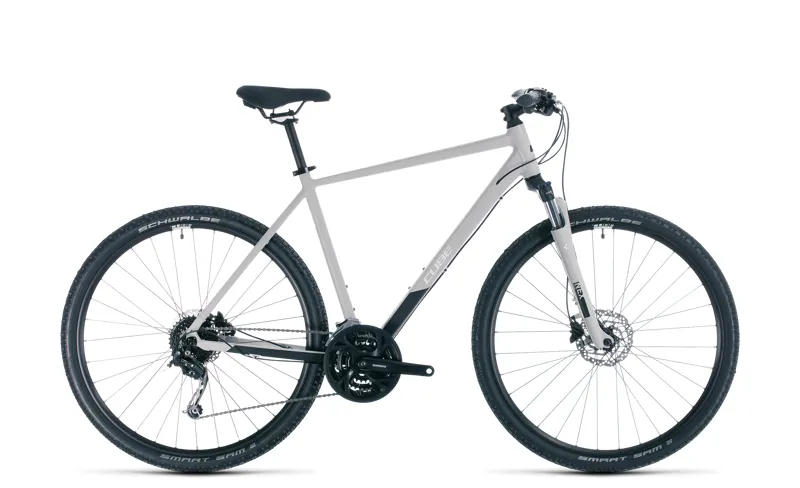 2020 Cube Nature Pro Mens Bike in Grey and White