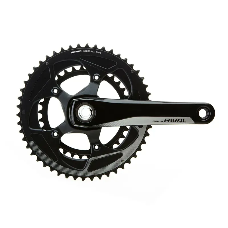SRAM Rival 22 BB30 172.5mm 50-34-tooth 11-speed Crankset w/o Brngs.