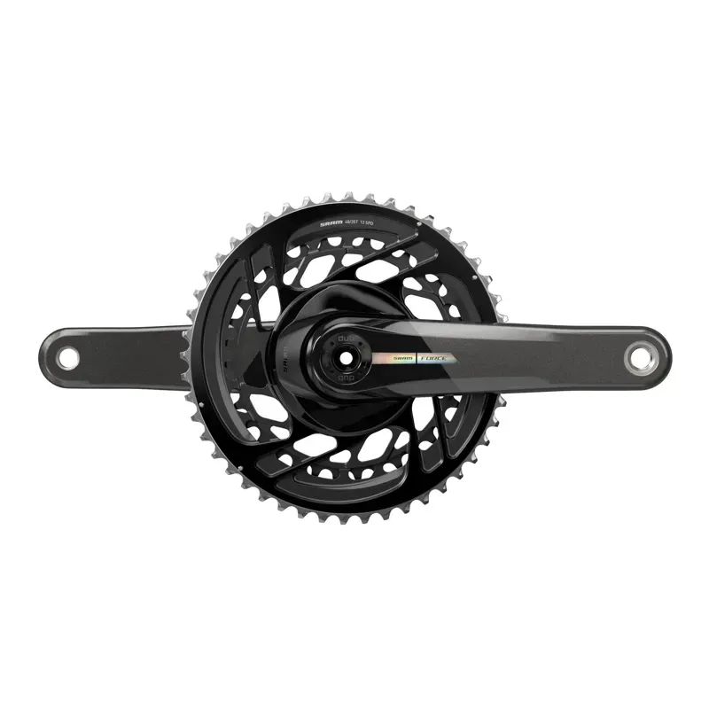 SRAM Force D2 DUB DM 48-35-tooth Crankset w/o BB in Black