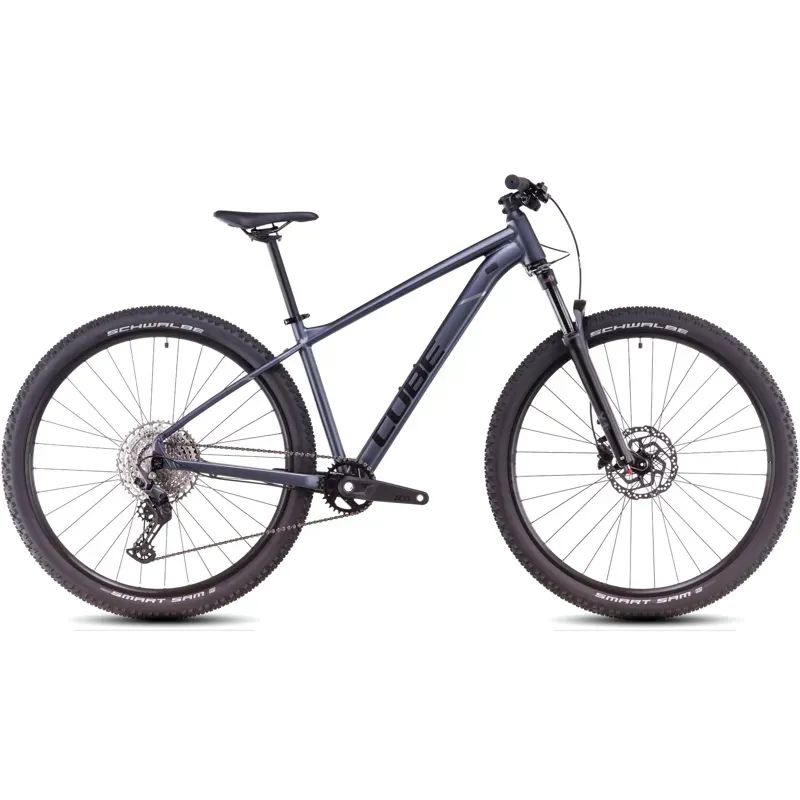 2025 Cube Attention Pro Mountain Bike in grey and black